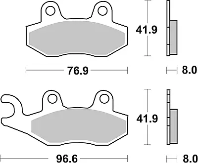 Brembo 07SU12SP Sintered Brake Pad Brembo 07SU12SP Sintered Brake Pad