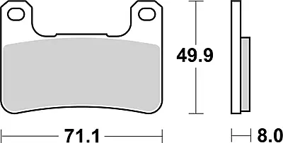 Brembo 07SU27SA Sintered Brake Pad