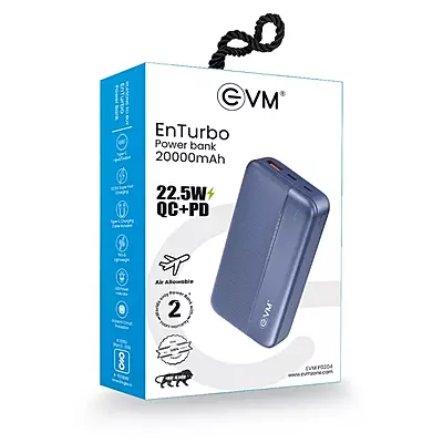 POWER BANK EVM 20000MAH ENTURBO 22.5W P0204
