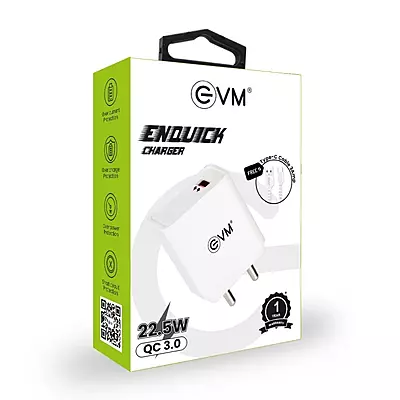 WALL CHARGER EVM QC 3.0 ENQUICK CH-06