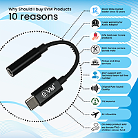 EVM CAC-01 USB C to USB C Cable - Black