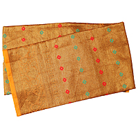 Organza Silk Saree - Gold