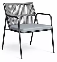 Crema Outdoor Accent Patio Weaving Chair Set of 2