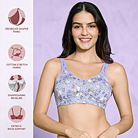 NYKAA Delicate Floral Printed Encircled Bra NYB275 