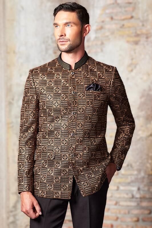 Gold Embroidered Jodhpuri Gold Embroidered Jodhpuri