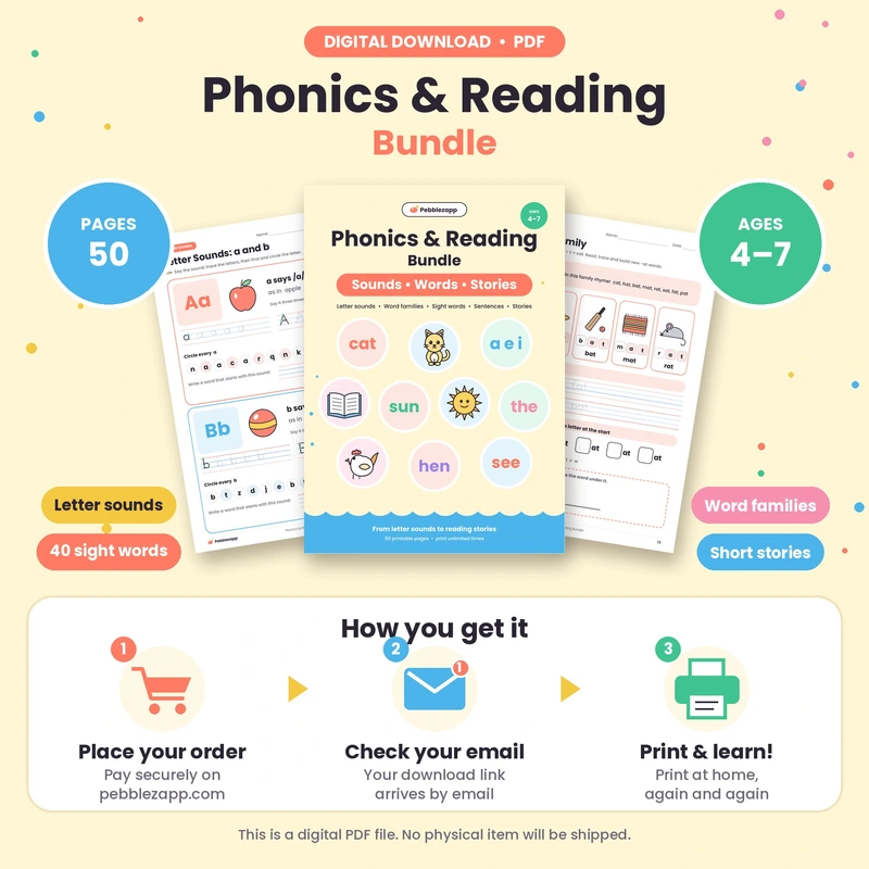 Phonics & Reading Bundle PDF