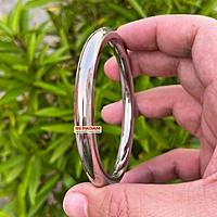 8mm Stainless Steel Round Smooth Punjabi Kada