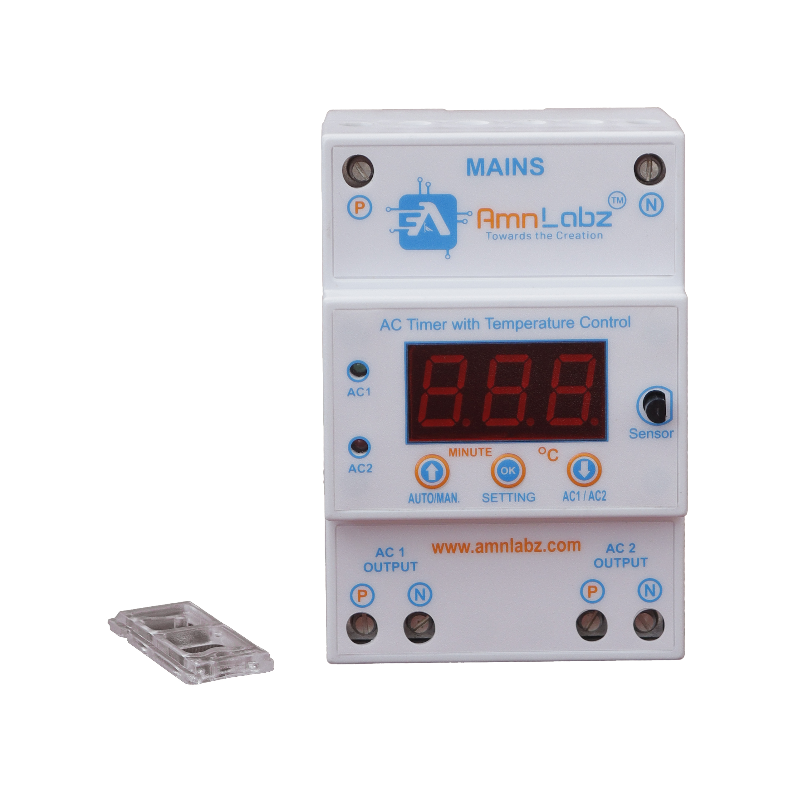 Digital AC timer with Temperature Control
