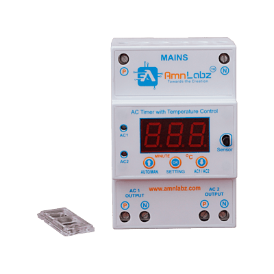 Digital AC timer with Temperature Control