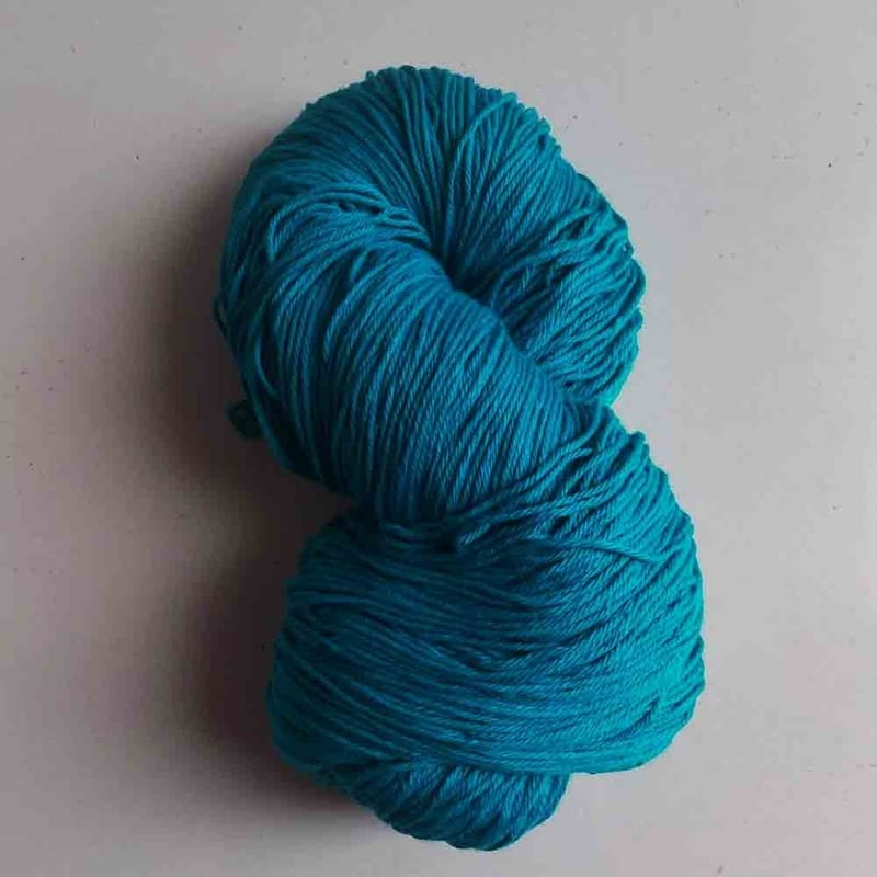 Cotton Yarn 4 Ply Peacock Blue Cotton Yarn 4 Ply Peacock Blue