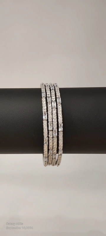 AD Stone Covered Bangle