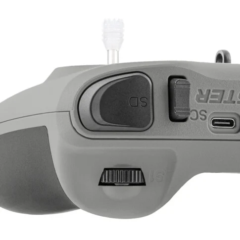 Front view of the RadioMaster T8L ELRS radio controller in Gray showing gimbals and trim buttons Front view of the RadioMaster T8L ELRS radio controller in Gray showing gimbals and trim buttons
