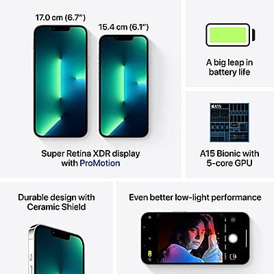 Apple iPhone 13 Pro Max (256GB) - Silver