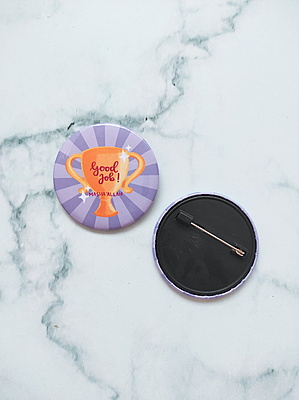 Good Job! Pin Badge