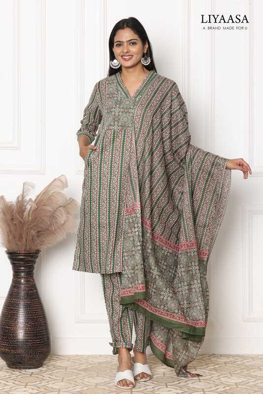 COTTON DUPPATA SET Grey (Pack of all sizes)