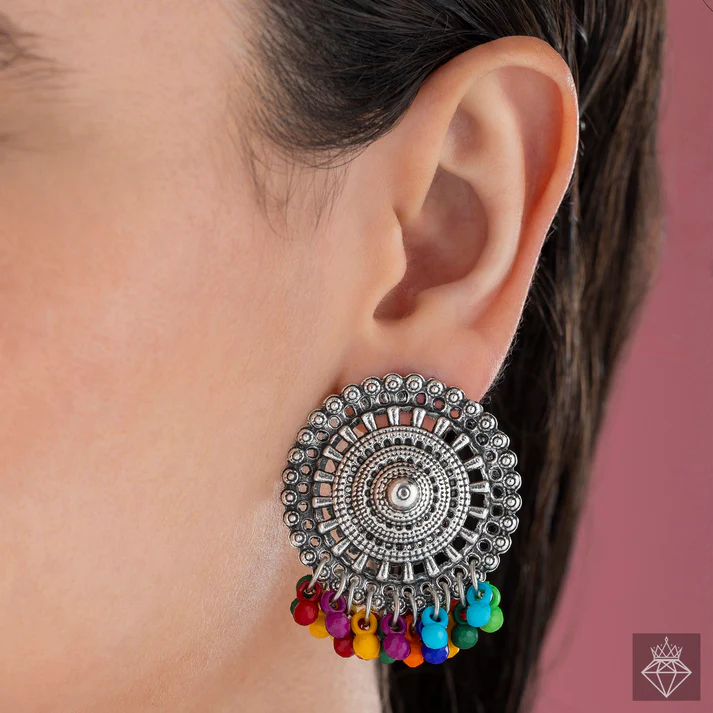 Anti-Tarnish Vintage Necklace Set With Earrings