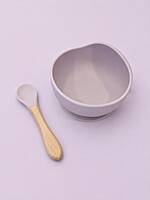 First Feed Silicone Bowl & Spoon Set – Assorted Colours First Feed Silicone Bowl & Spoon Set – Assorted Colours