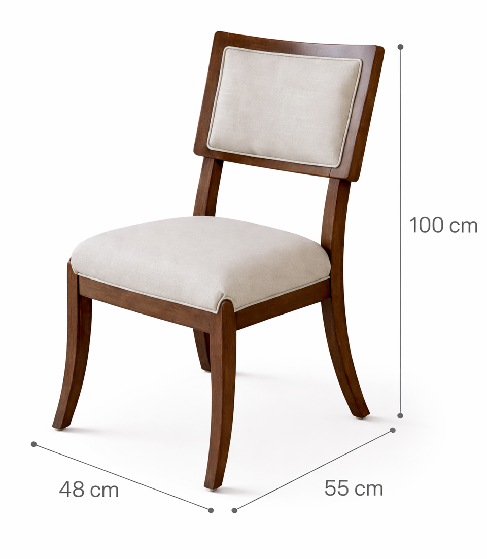 Jakob Square Back Upholstered Dining Chair