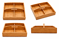 Pinewood 4 Partition Tray