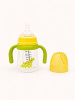 Infant Feeding Bottle with Dual Handles - 180ml Infant Feeding Bottle with Dual Handles - 180ml