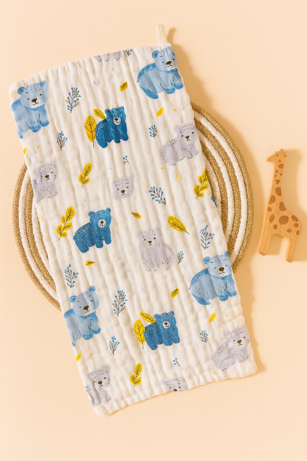 Premium Crinkled Muslin Burp Cloths (Pack of 2) Premium Crinkled Muslin Burp Cloths (Pack of 2)