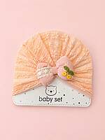 Luxe Lace Baby Turban Baby Cap
