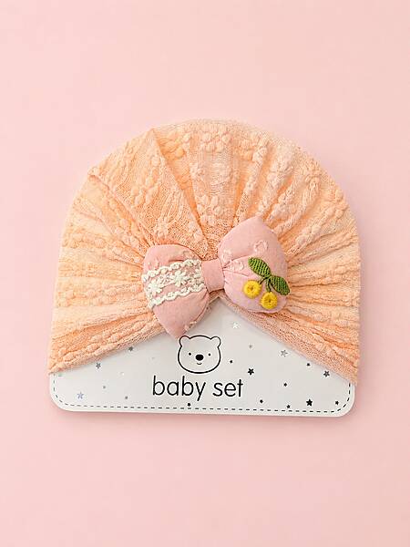 Luxe Lace Baby Turban Baby Cap