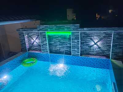 Acrylic Water Descent Cascade Water Fall with LED Light 300 mm Acrylic Water Descent Cascade Water Fall with LED Light 300 mm