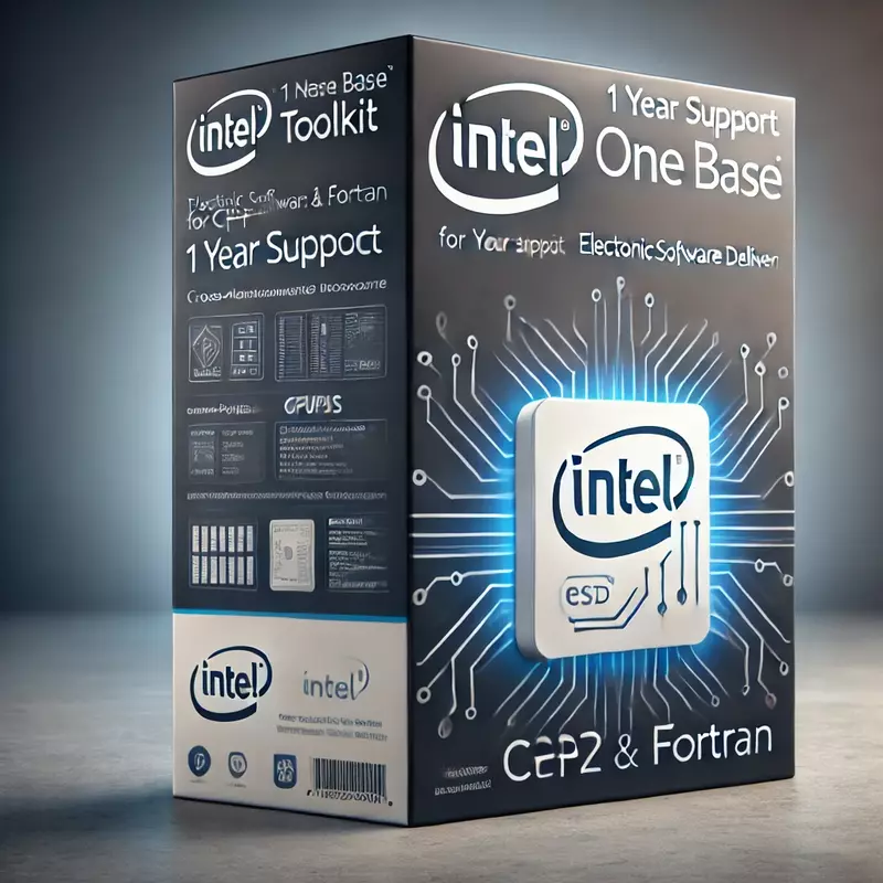 Intel® oneAPI Base Toolkit (C++/Fortran) (with 1 year support) (ESD) Intel® oneAPI Base Toolkit (C++/Fortran) (with 1 year support) (ESD)