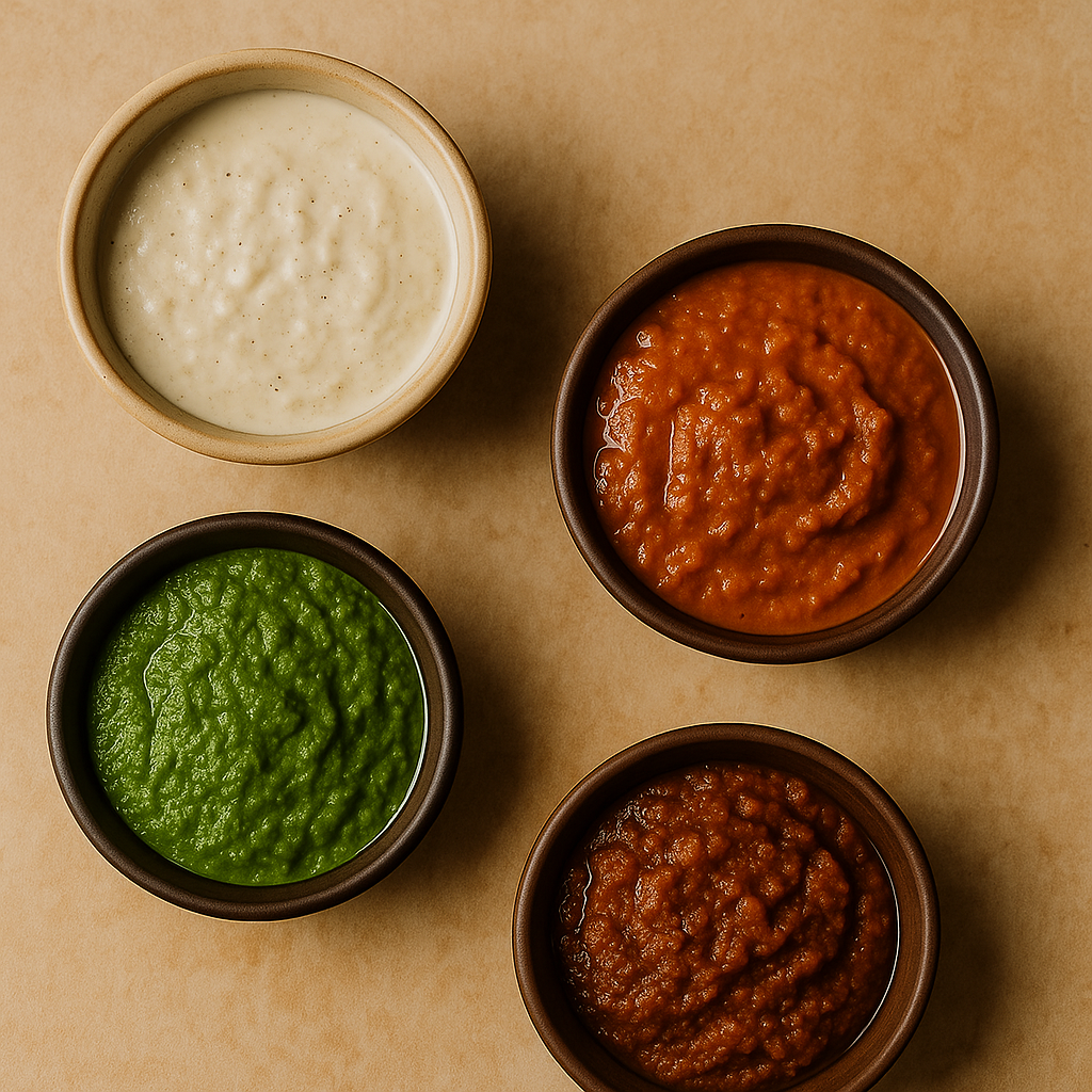 Dehydrated Green Coriander Chutney starts from 100gms