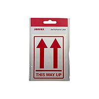 Pack of 3 This Way UP Self-Adhesive Labels 80x110mm