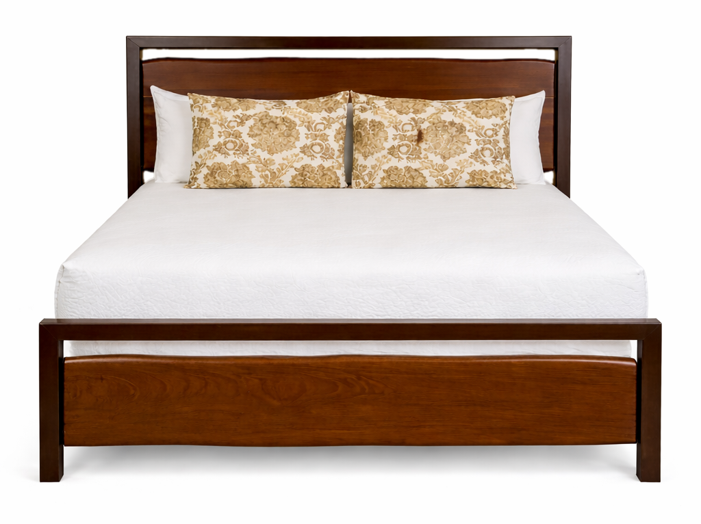 Live Edge Industrial Design Hotel Bed King Size