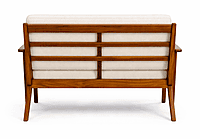 Winton Solidwood Upholstered Two Seater Bench