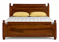 Luis Sheesham Wood Hotel King Size Bed