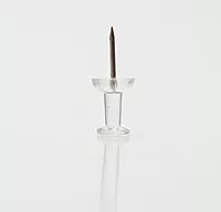 Pack of 100 Janrax Clear Transparent Push Pins