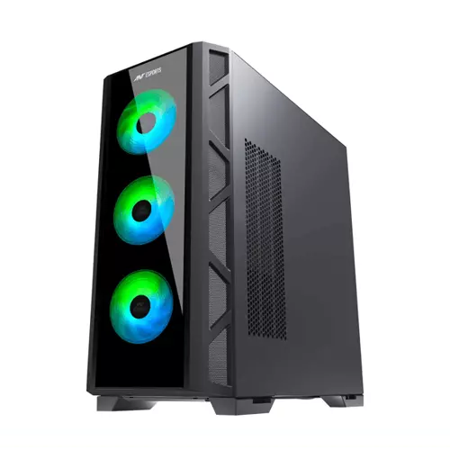 Ant Esports Dynamic GT ARGB E-ATX Mid Tower Case – Tempered Glass | ARGB Fans