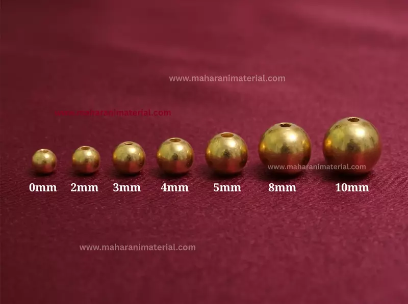 plain micro gold plated ball