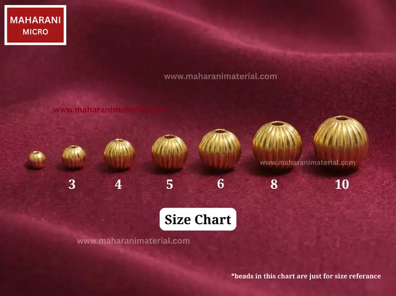 kharbuja micro gold plated ball