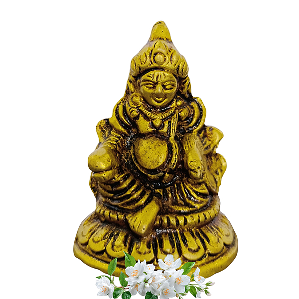 Pure Solid Brass Lord Kuber Idol for Wealth & Prosperity Pooja | Hand Crafted by Tamil Nadu Artisans, 163 Gram