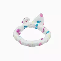 Plush Polka Dot Spa Headband | Soft Makeup & Skincare Band