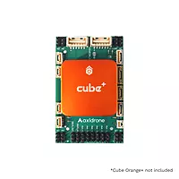 Cube Orange Plus autopilot installed on axldrone carrier board for drone flight control systems