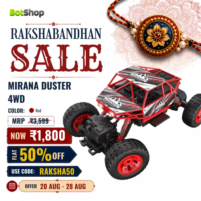 Mirana Duster 4WD RC Car Pack | High-Speed Off-Road Monster Truck RTR