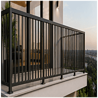 Vertical Aluminium Railing