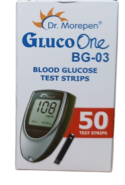 Dr Morepen BG03 Glucometer Strips (50Pcs)