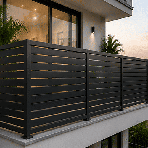 Aluminium Privacy Railing