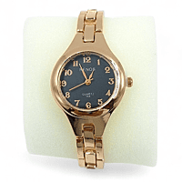 Renos Rose Gold Women’s Watch & Crystal Bracelet Gift Set