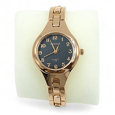 Renos Rose Gold Women’s Watch & Crystal Bracelet Gift Set