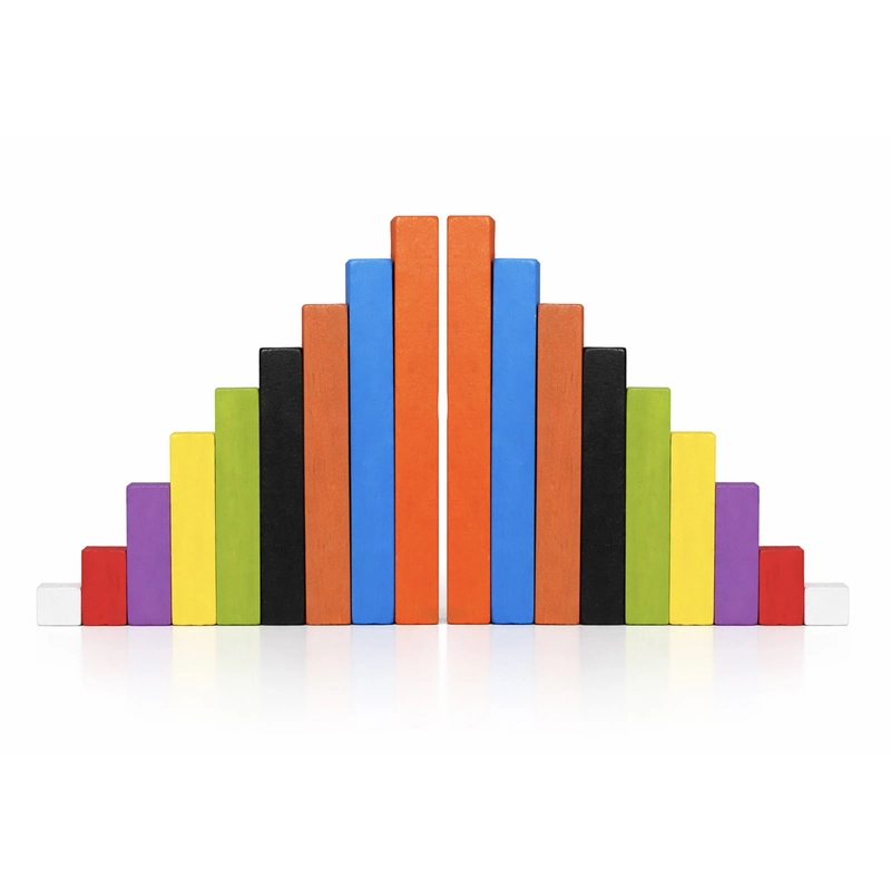 Cuisenaire Rods | Age 4+ | 72 Colour-Coded Wooden Rods | Arithmetic, Fractions & Number Relationships