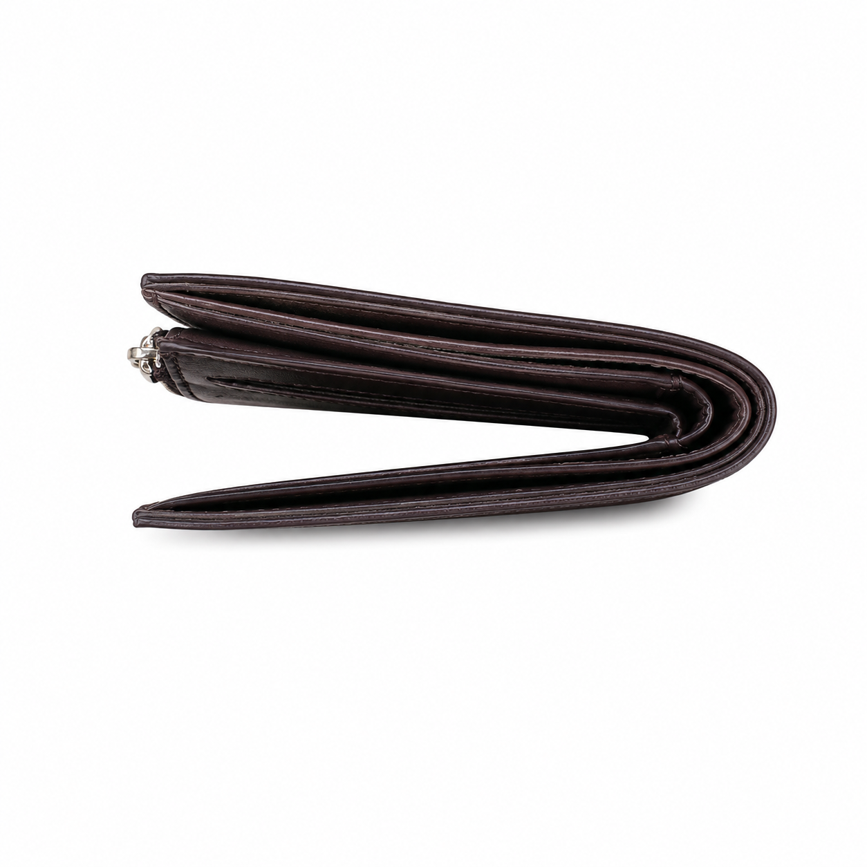 CORVAN Zip Bifold Leather Wallet