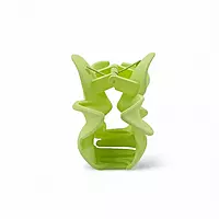 Lime Green Flower Hair Claw Clip - Jumbo Floral Hair Accessory